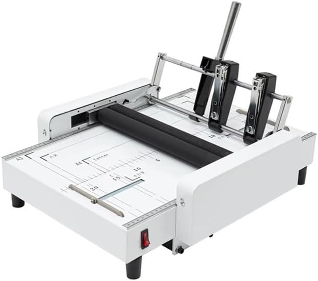 Booklet Maker Machine Saddle Stitch Paper Folding Stapler 11x17 Desktop