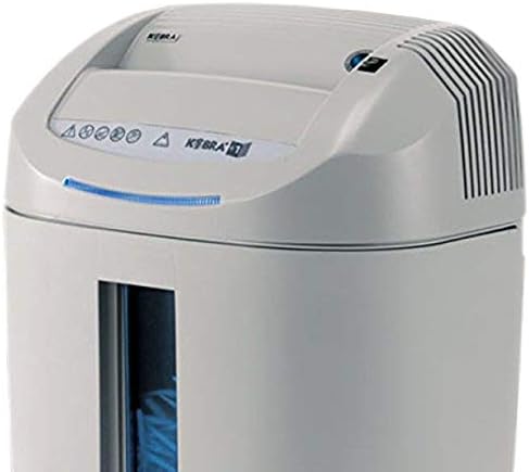 KOBRA +1 SS7 Professional Small Office Strip Cut Shredder; Shreds up to 27 sheets of paper at a time, CDs, DVDs and credit cards; Carbon hardened cutting knives unaffected by staples and clips