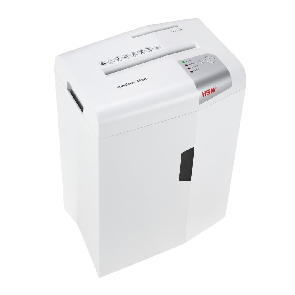 HSM of America Shredstar X10 Cross-Cut Shredder, 10 Manual Sheet Capacity