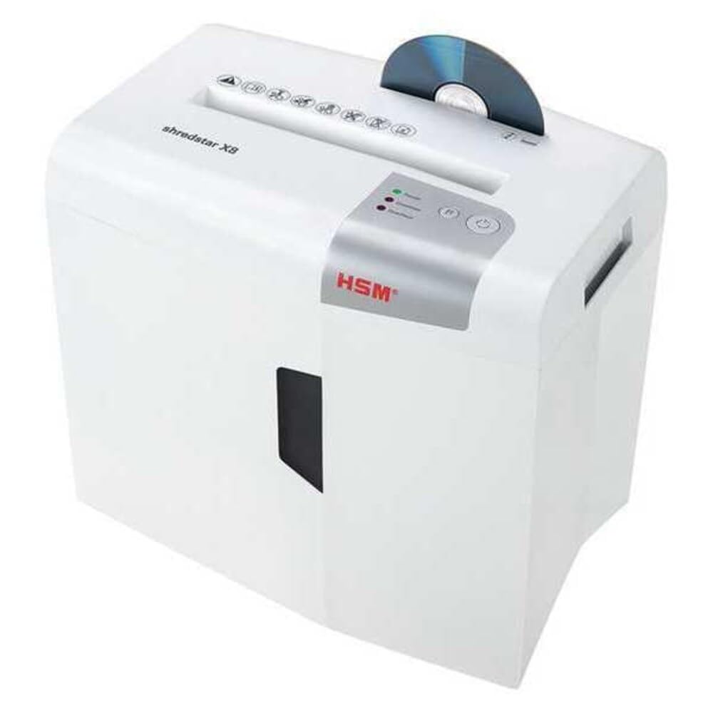 HSM of America Shredstar X10 Cross-Cut Shredder, 10 Manual Sheet Capacity