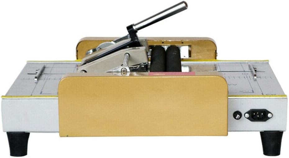 Booklet Making Machine Paper Folding Machine, A3 Booklet Making Machine Paper Folding Booklet Stapling Four-Position Thread Type Book Binding Machine Pamphlet Stapler for Printing Factories 110V