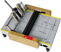110V A3 Folding Binding Machine Office Books Coated Paper Printing Stapler, Booklet Making Printing Binder Bookbinding Stapling Equipment Schools Industry Factories