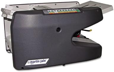 Martin Yale 1611 Ease-of-Use AutoFolder, Handles 8.5" x 14" Paper from 16 Pound Bond to 70 Pound Index, Charcoal