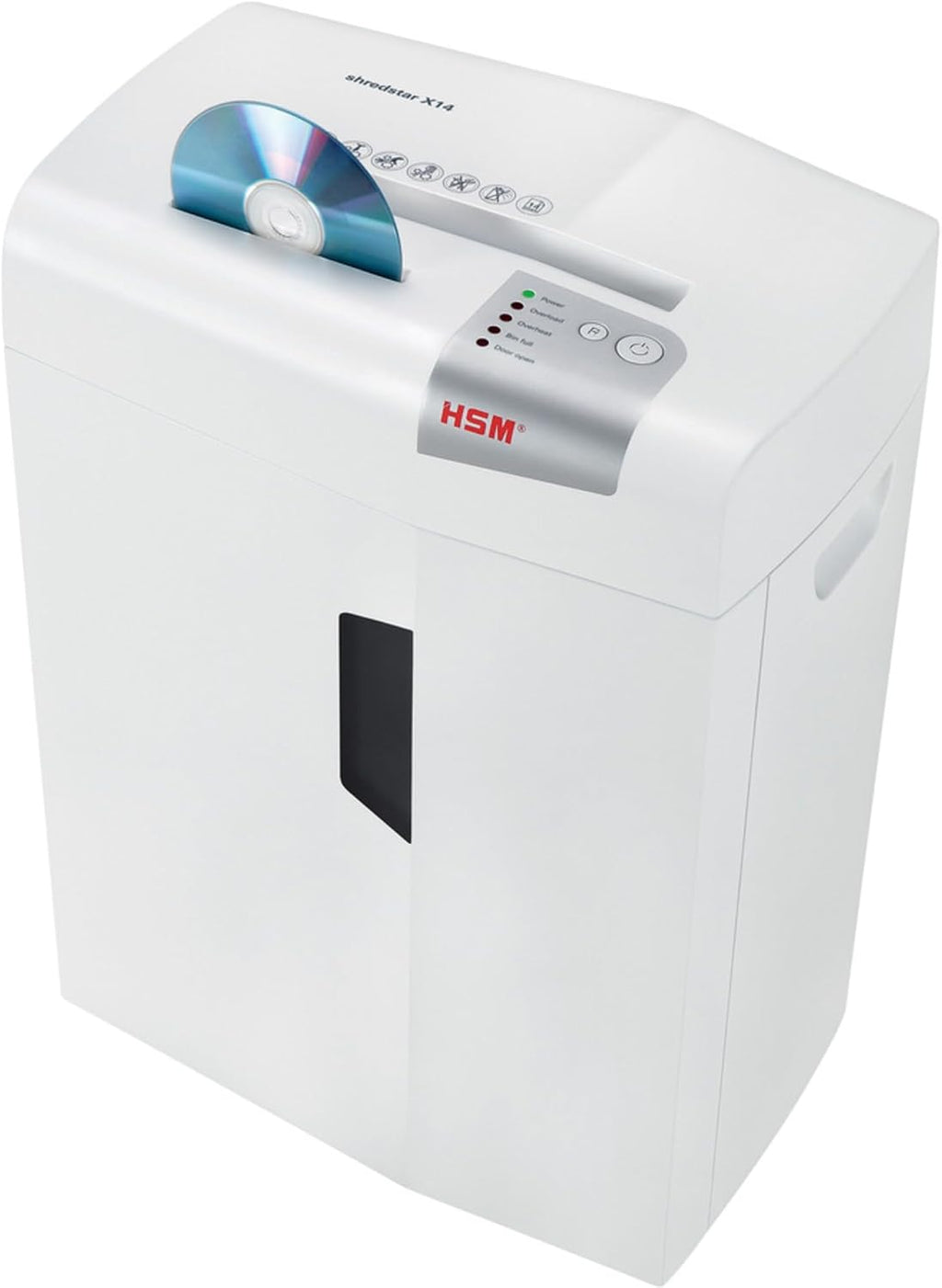 HSM shredstar X14 Cross-Cut Shredder; Shreds Up to 14 Sheets; 6.1-Gallon Capacity Shredder White | HSM1057W