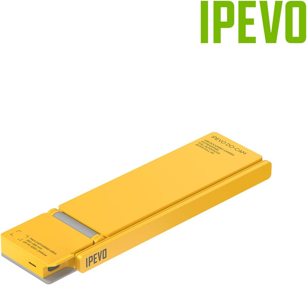 IPEVO DO-CAM Creator's Edition Portable & Compact Ultra HD 8MP USB Camera for Professional Visual Presentations and Communication â Webcam for Conference Calls, Distance Learning, Remote Work.