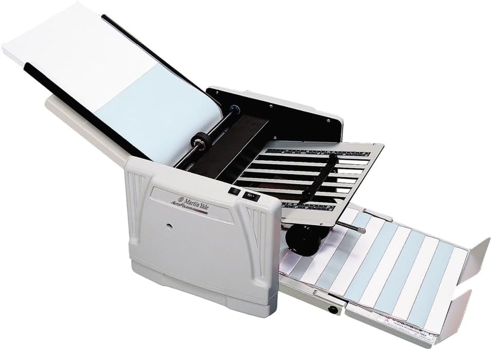 Martin Yale 1217A Automatic Paper Folder, Dark Gray, Folding Capacity of 10300 Sheets per Hour