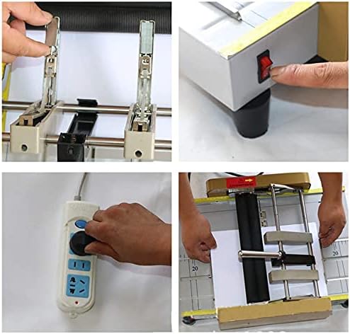 A3 Paper Folding Staple Binding Machine, Booklet Maker Paper Folder Stapler Machine Book Automatic Folding Binding Machine 20 Sheets for Printing Factories and Schools