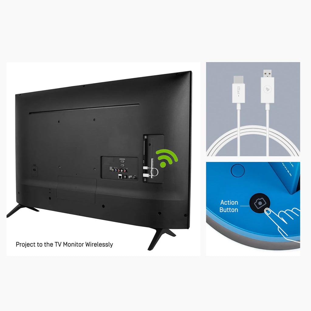 IPEVO VZ-X Wireless 8MP Document Camera, 3 Modes of Connectivity â Wi-Fi, HDMI, and USB, Compatible with Web Conferencing Software, Works Wirelessly with iOS, tvOS, and Android,Black, Blue