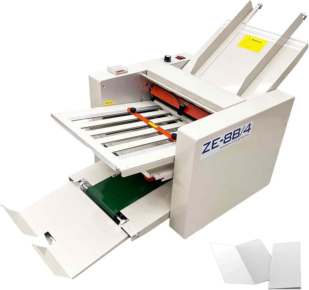 Automatic Paper Folding Machine, Electric Paper Folder with 4 Trays