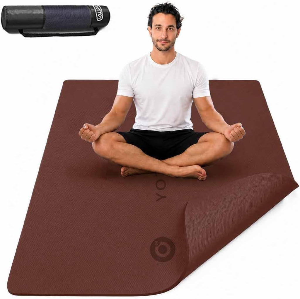 YOTTOY 75''x40'' Large Yoga Mat, Extra Thick Exercise Mat for Home Gym