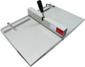 Creaser Scorer Manual Paper Creaser Creasing Machine Extended Positioning Block Paper Folder Folding Machine with 2 Magnet Backs - Heavy Duty A4 Paper Card Folder Scoring Tool for Office