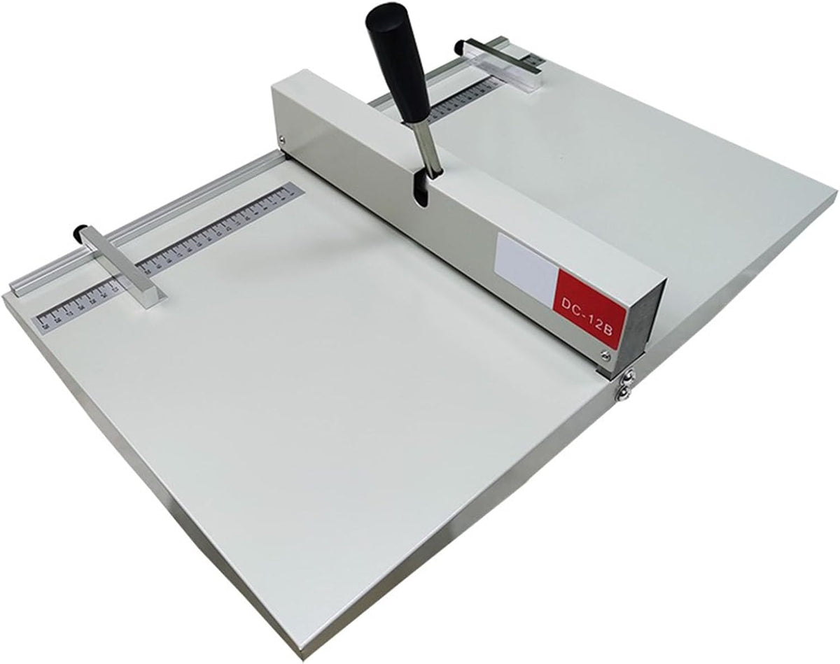 Creaser Scorer Manual Paper Creaser Creasing Machine Extended Positioning Block Paper Folder Folding Machine with 2 Magnet Backs - Heavy Duty A4 Paper Card Folder Scoring Tool for Office