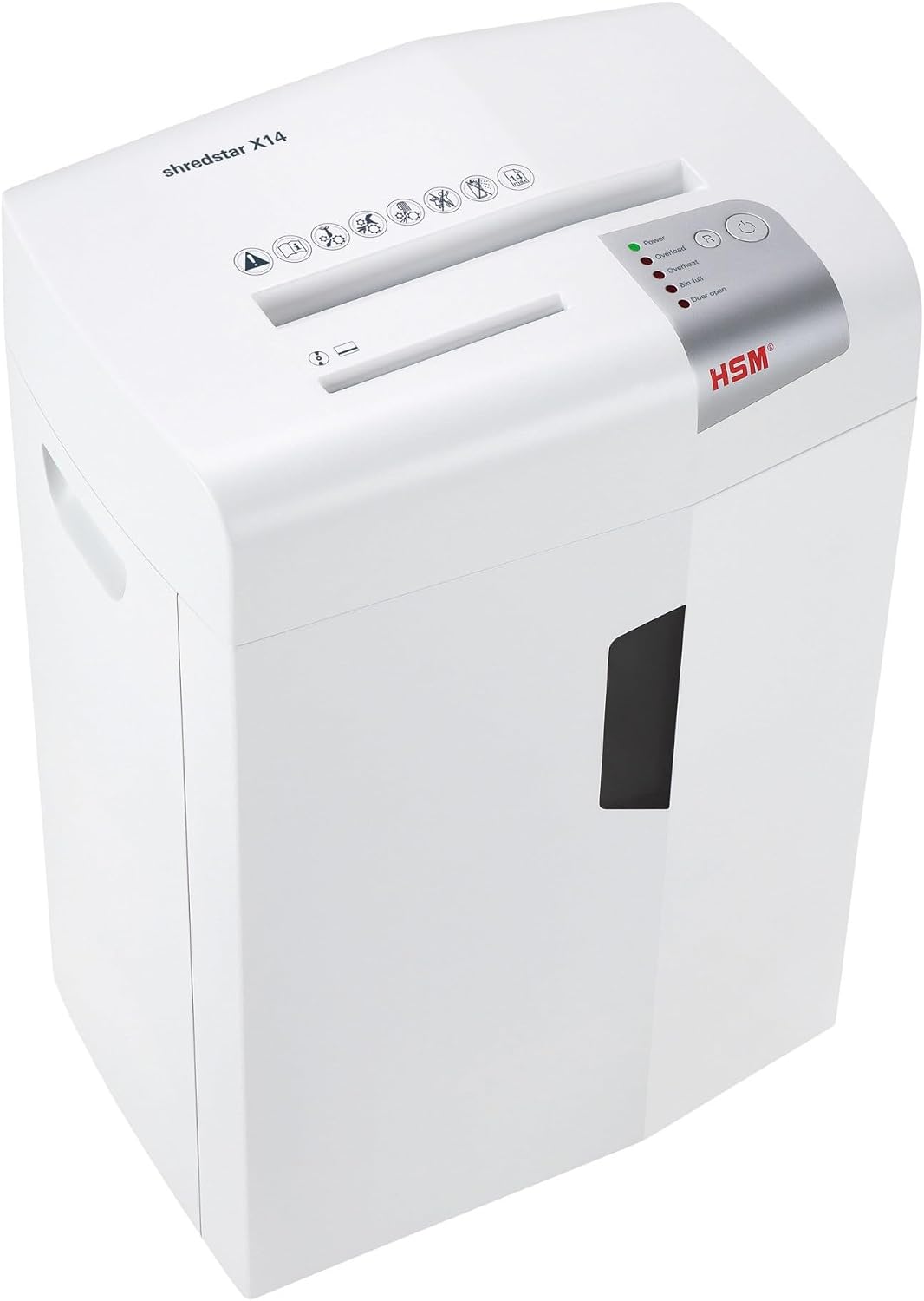 HSM shredstar X14 Cross-Cut Shredder; Shreds Up to 14 Sheets; 6.1-Gallon Capacity Shredder White | HSM1057W