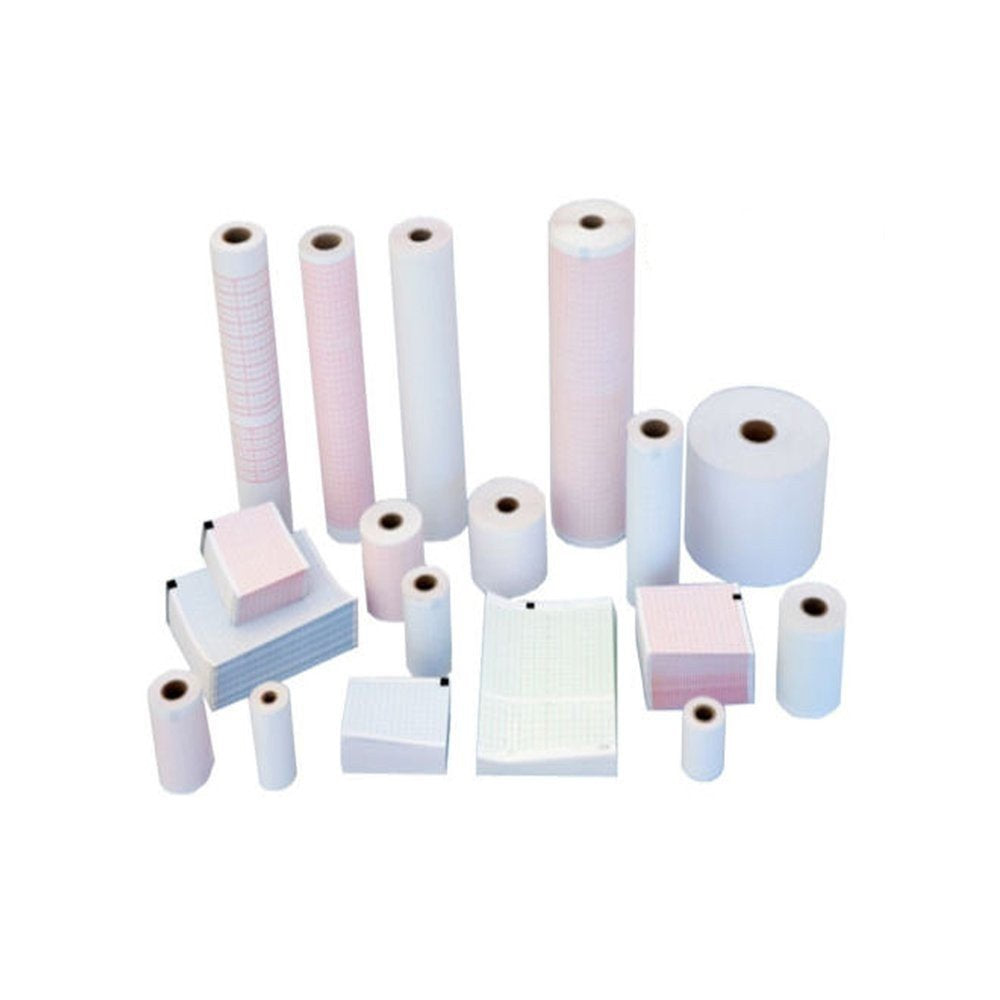 ECG EKG Paper GE Marquette 9402-061 Compatible Thermal Recording Sheets 16 Packs per Case