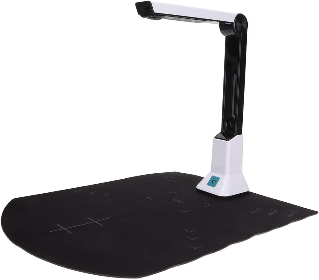 Document Scanner Camera, HD 8MP Portable Scanner, Multi Language OCR USB Book Scanner, Real Time Projection, Video Recording for 2003, Vista SP1, 7, 8