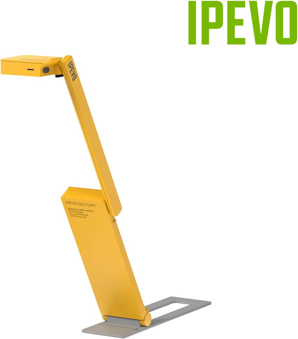 IPEVO DO-CAM Creator's Edition Portable & Compact Ultra HD 8MP USB Camera for Professional Visual Presentations and Communication â Webcam for Conference Calls, Distance Learning, Remote Work.