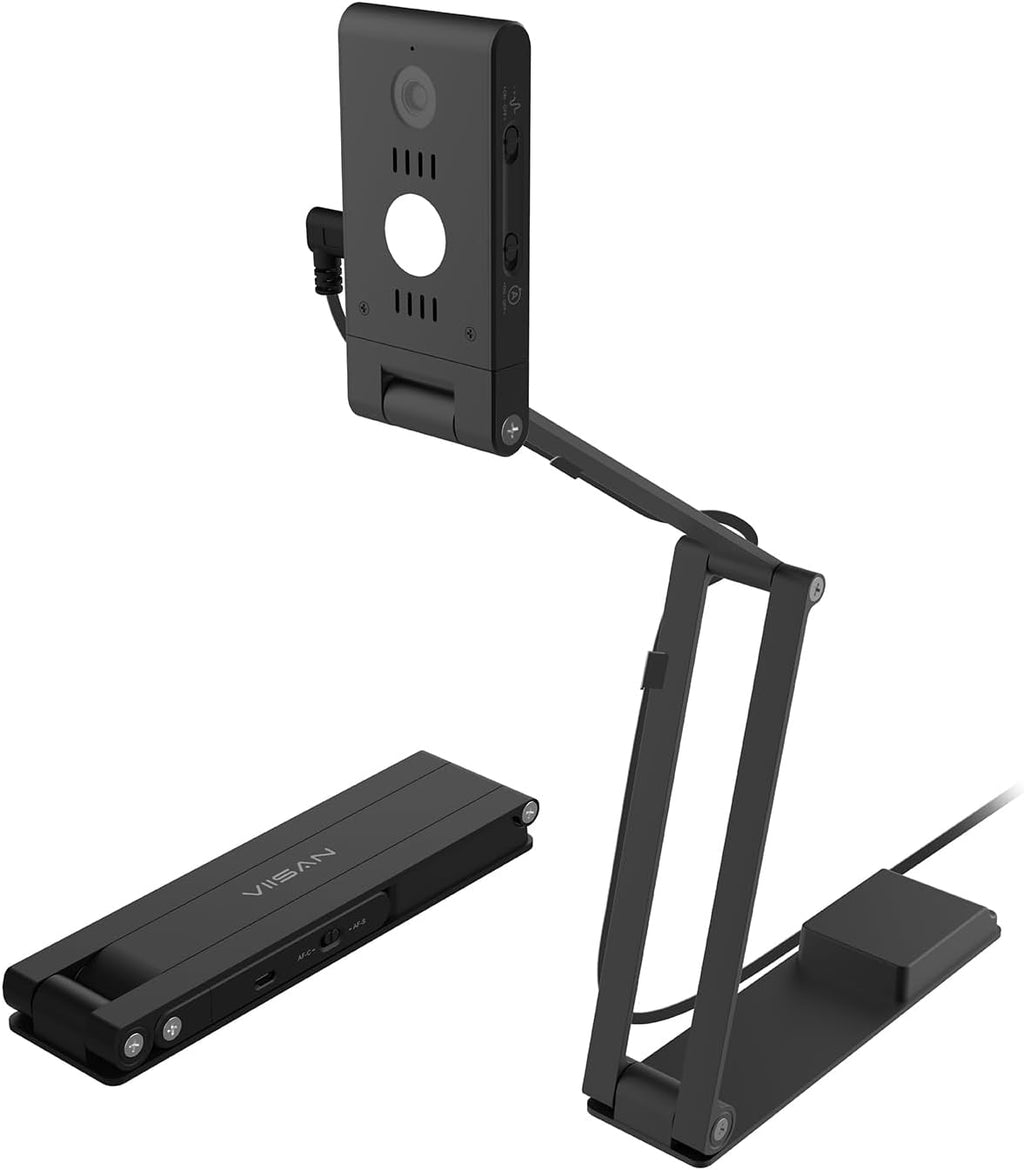 VIISAN VS13AM 4K Document Camera for Desktop, Document Scanner with OCR, Overhead Camera for Papers, Books, Receipts, Cards and Small Objects, Clear Close-Up Capture for Office, Home and Presentation