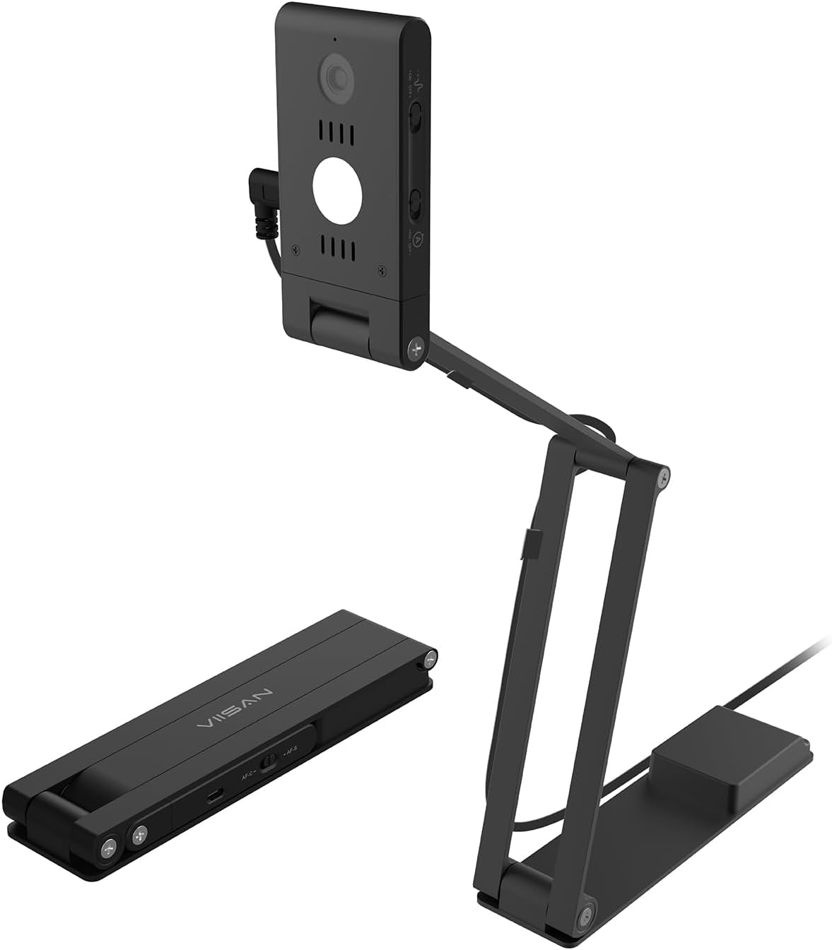VIISAN VS13AM 4K Document Camera for Desktop, Document Scanner with OCR, Overhead Camera for Papers, Books, Receipts, Cards and Small Objects, Clear Close-Up Capture for Office, Home and Presentation