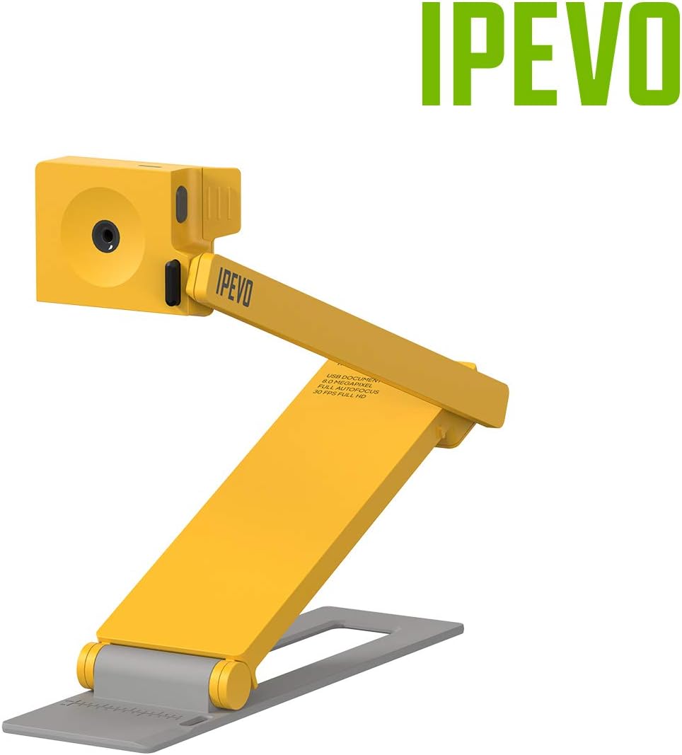 IPEVO DO-CAM Creator's Edition Portable & Compact Ultra HD 8MP USB Camera for Professional Visual Presentations and Communication â Webcam for Conference Calls, Distance Learning, Remote Work.