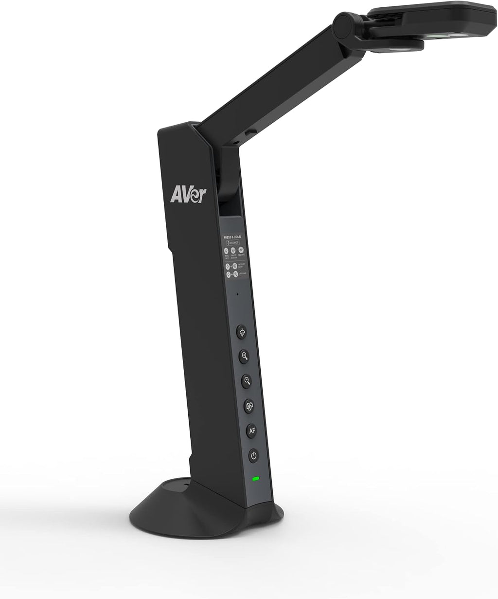 AVer M11-8M Document Camera - USB HDMI Webcam for Remote Video Conferencing - HD for PC, Mac, Chromebook, Zoom, and More - Perfect for Distance Learning, Classroom Teaching, Recording, Working