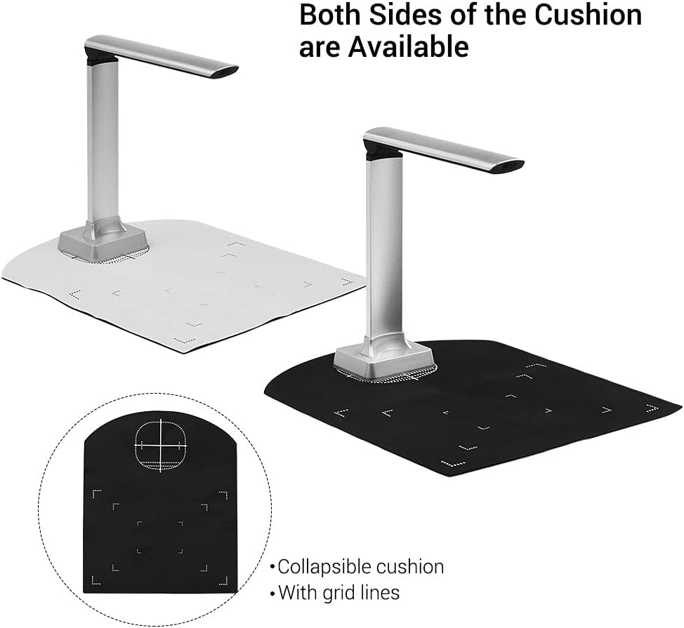 Aibecy BK30 Portable Document Camera and Scanner - 5 Megapixel High Definition Image Capture - Supports A4 Size Documents for Office and Education - LED Fill Light - 1 Second Scan