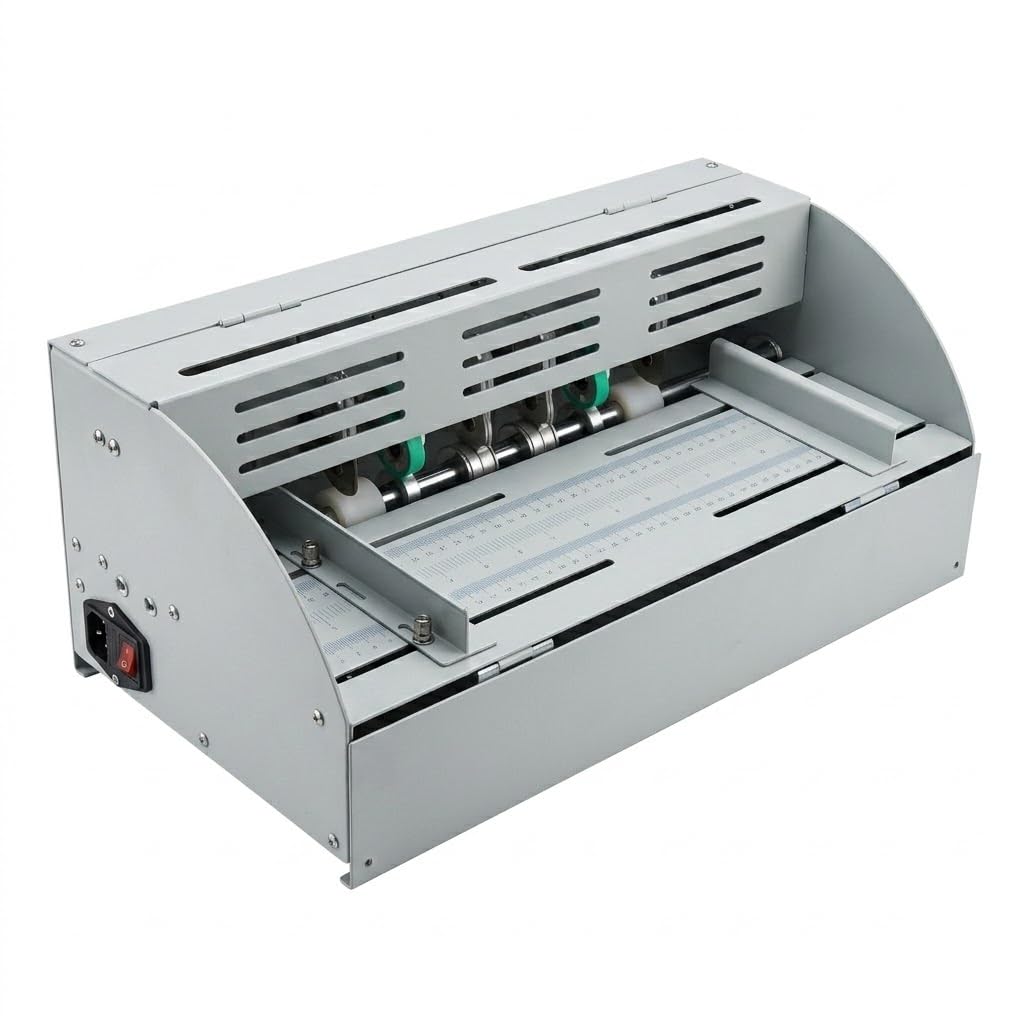 Electric Creasing Machine and Perforator 110V Desktop Folder