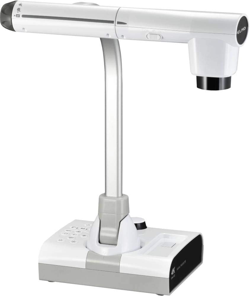 Elmo 1378 Model TT-12F Document Camera, 288x Digital Zoom at 4k Ultra HD Super Speed USB 3.0 for Up to 4K Resolution, HDMI, and RGB/VGA Output