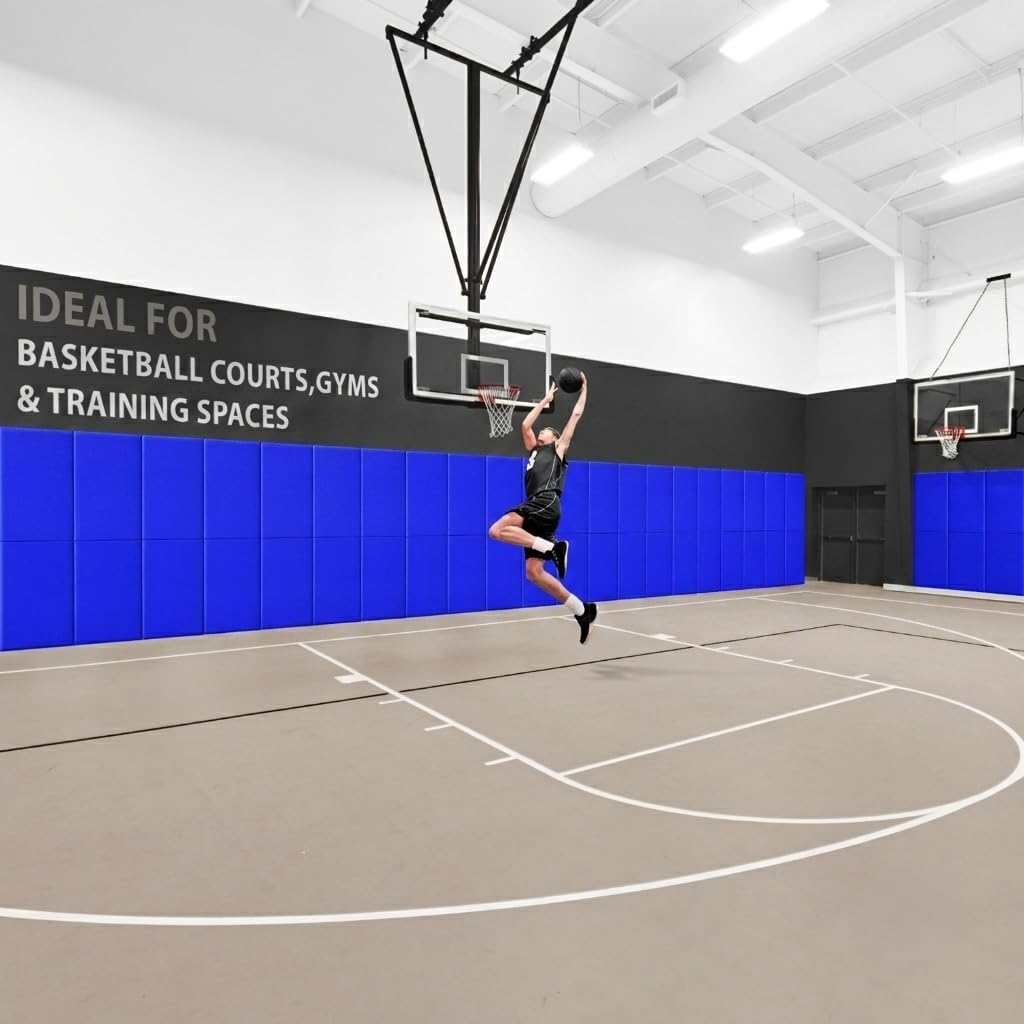 DXM SPORTS Wall Padding for Gym, Basketball Court, Garage and Basement â Durable Waterproof Wall Pad for Safety