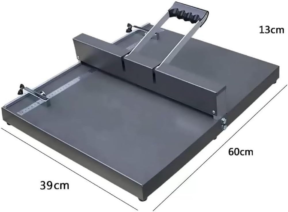 350mm Manual Creasing Machine, Scoring Paper Creasing Machine, A3/A4 Paper Folding Machine, Desktop Heavy Duty Metal Paper Creaser for Greeting Cards Booklets Photo Papers