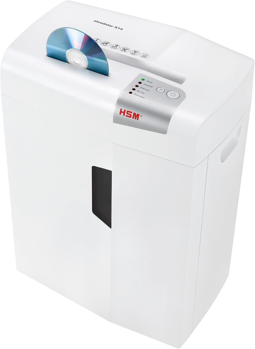 HSM shredstar X14 Cross-Cut Shredder; Shreds Up to 14 Sheets; 6.1-Gallon Capacity Shredder White | HSM1057W