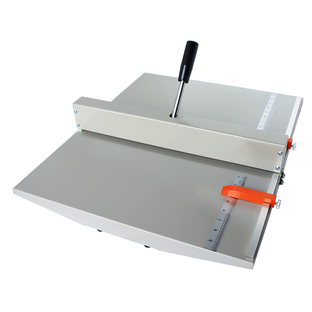 TECHTONGDA Manual Creaser 14Inch Creasing Machine Paper Folding Creaser Desktop Paper Card Creaser Scorer with 2 Magnetic Blocks and Max Paper Weight 1lb for Paper Sheet Cardstock