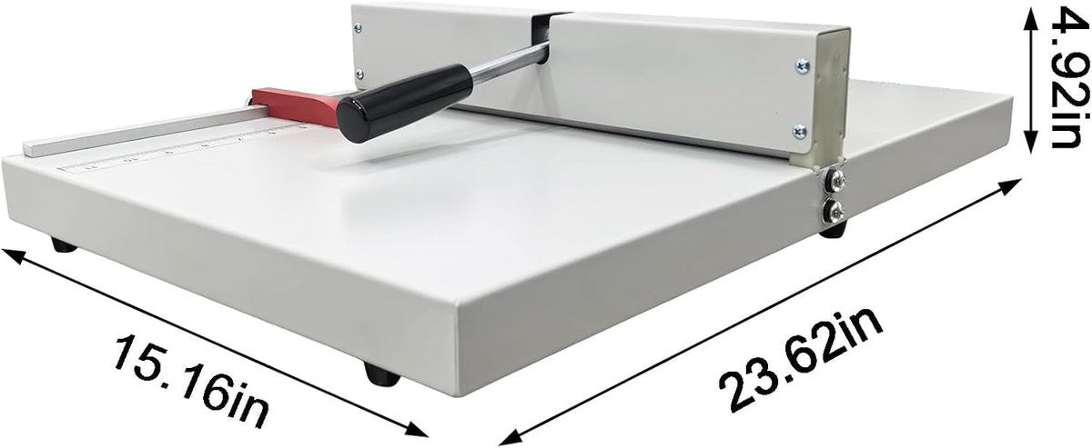 INTBUYING 14in 360mm Manual Creaser, Desktop Paper Creasing Scoring, Manual Creasing Machine, Paper Creaser Folding Machiner for Paper Files Cards Creasing
