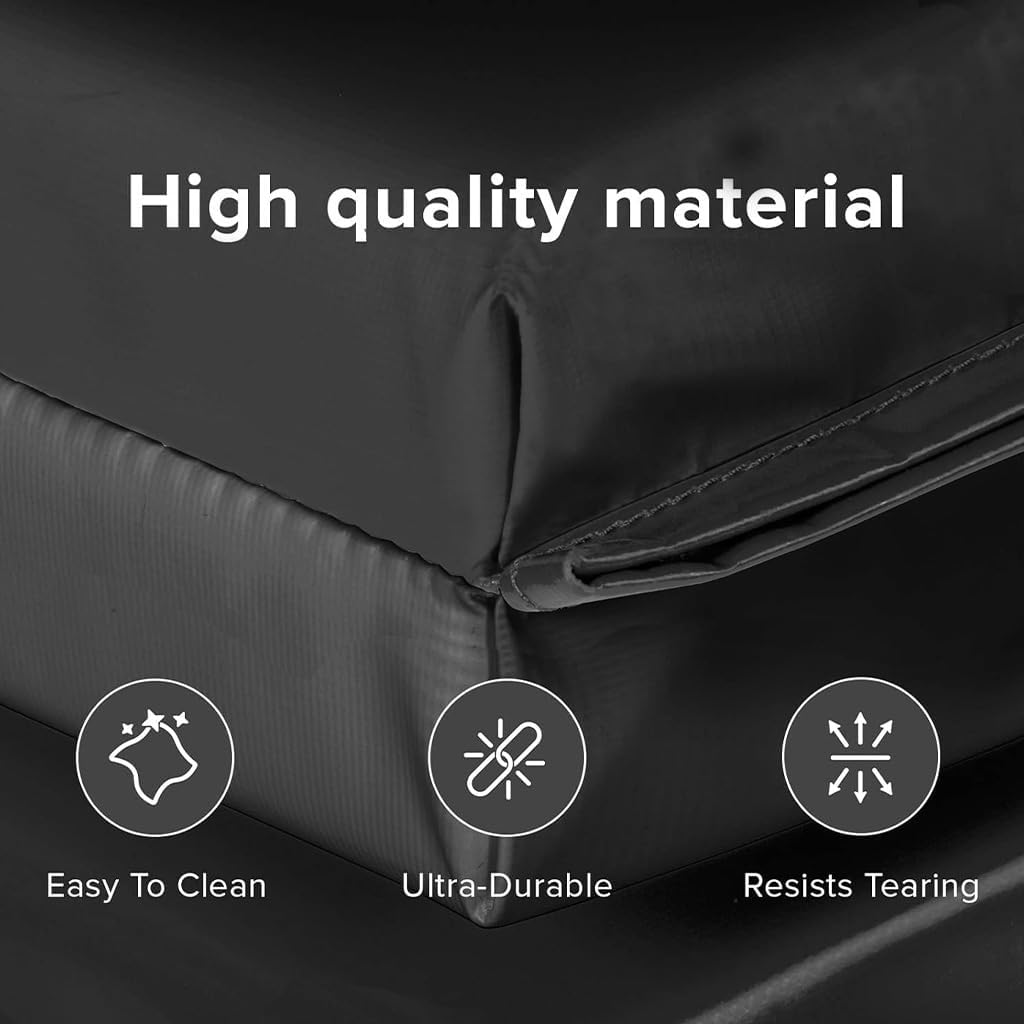 We Sell Mats - 4 ft x 6 ft x 2 - Personal Fitness & Exercise Mat for Home Workout - Lightweight and Folds for Carrying â All Purpose Gym Mat â Thick Mat for Yoga, Pilates, Stretches, Floor Exercises