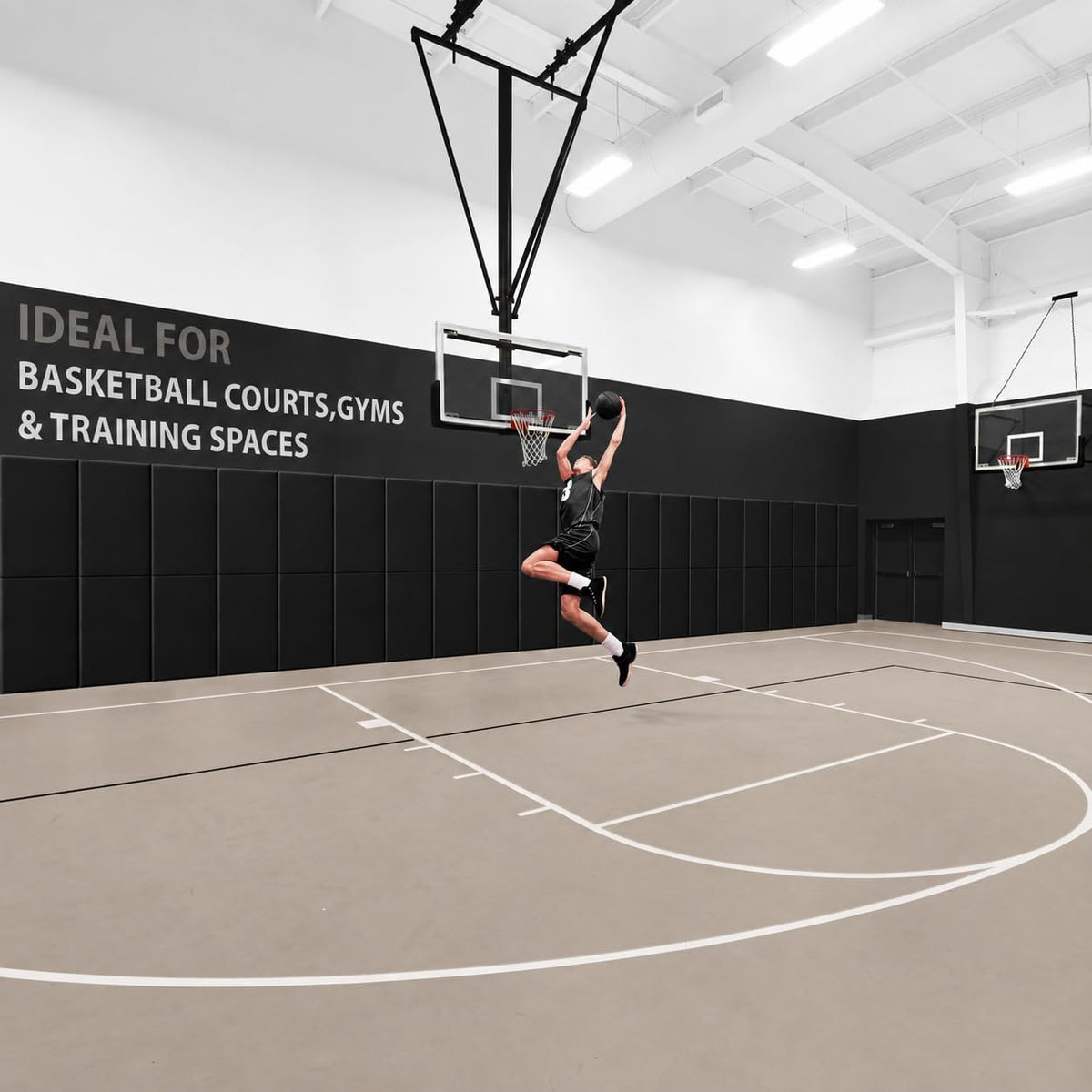 DXM SPORTS Wall Padding for Gym, Basketball Court, Garage and Basement â Durable Waterproof Wall Pad for Safety