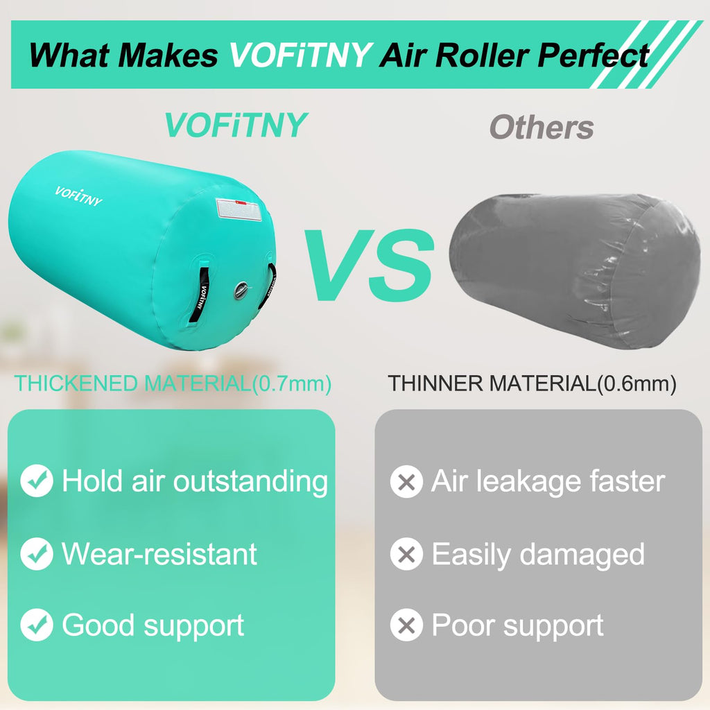 VOFiTNY Gymnastics Air Barrel Tumbling Equipment Back Handspring Trainer