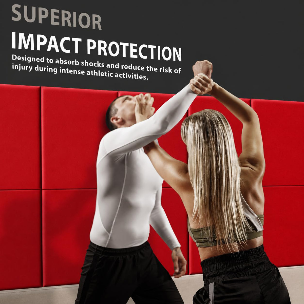 DXM SPORTS Wall Padding for Gym, Basketball Court, Garage and Basement â Durable Waterproof Wall Pad for Safety
