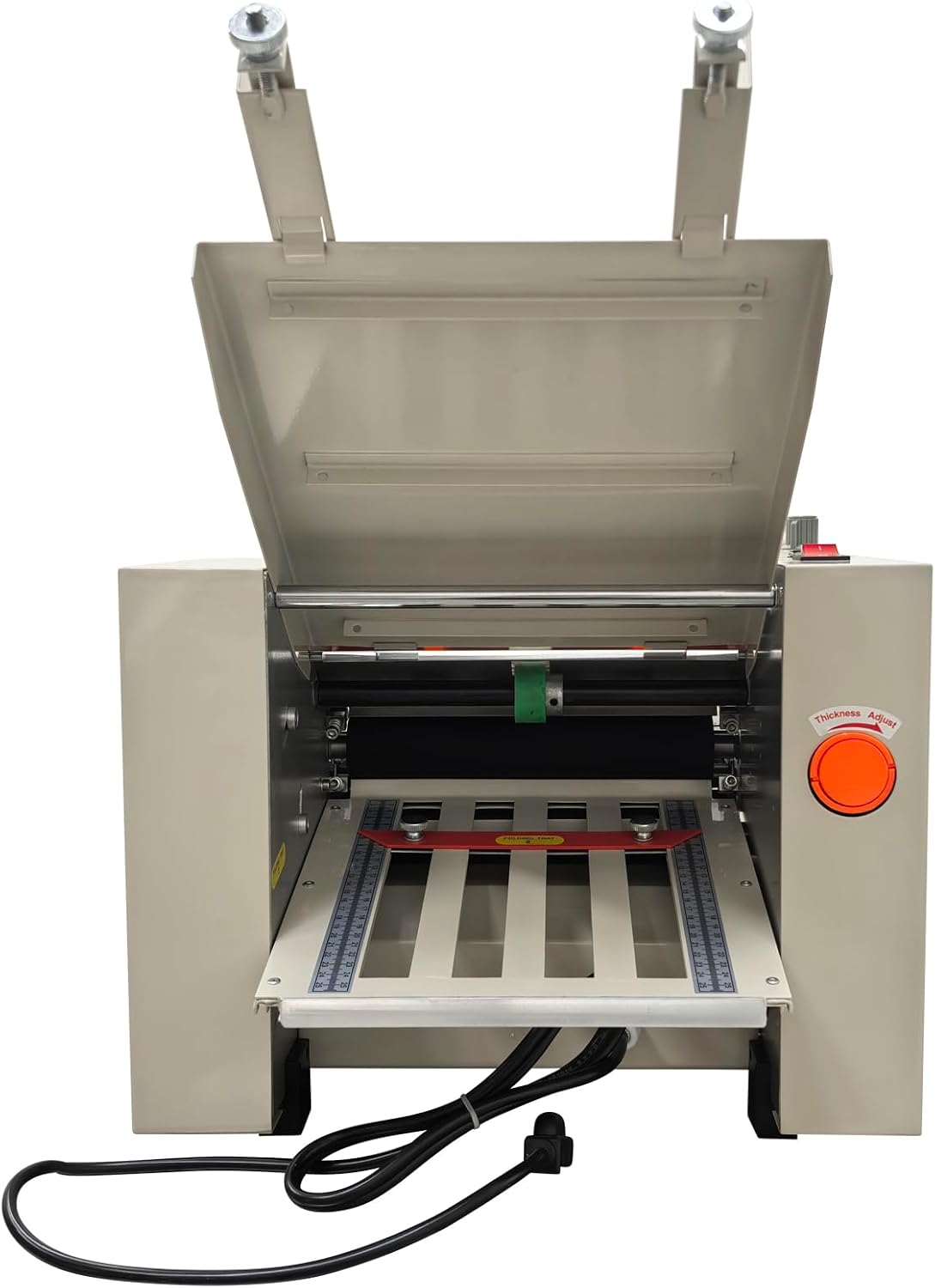 TECHTONGDA Automatic Paper Folding Machine 110V Office Desktop Paper Folder with Counter & 262ft/min Adjustable Speed, 2 * 2.7in to 8.3 * 16.5in Fold Sizes for Offices Schools