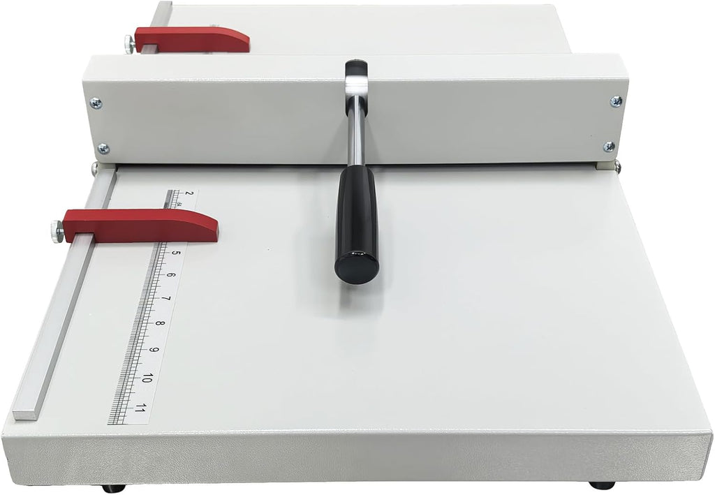 INTBUYING 14in 360mm Manual Creaser, Desktop Paper Creasing Scoring, Manual Creasing Machine, Paper Creaser Folding Machiner for Paper Files Cards Creasing