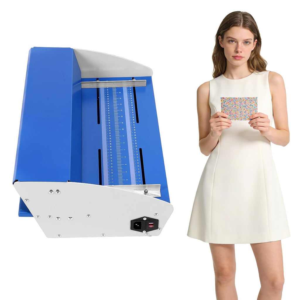 Electric Creasing Folding Machine 3-in-1 110V 460mm with Scale Ruler