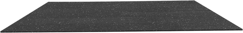 VEVOR 0.56Inch 96sq.ft 24 Tiles Gym Flooring for Home Gym, Rubber Top with High Density EVA Foam, 24 x 24In Gym Floor Exercise Equipment Mats, Interlocking Gym Mats, Puzzle Workout Mats, Black & Gray