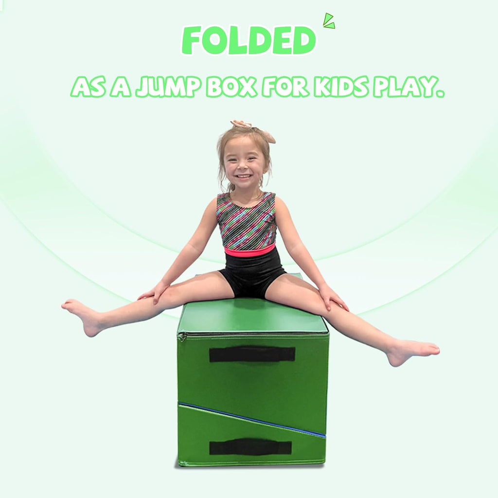 Kangaroo Hoppers Gymnastics Cheese Wedge Mat for Kids Ages 1-12