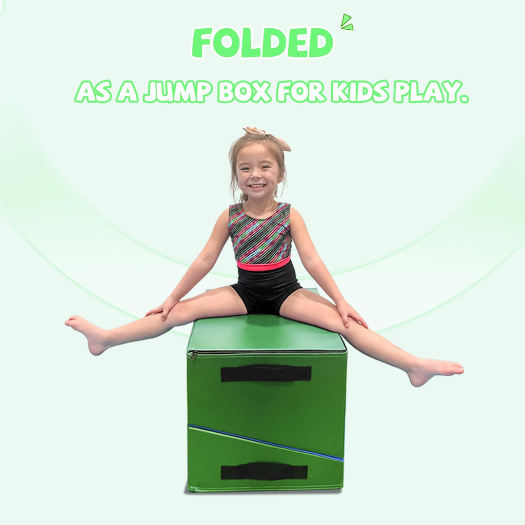 Kangaroo Hoppers Gymnastics Cheese Wedge Mat for Kids Ages 1-12