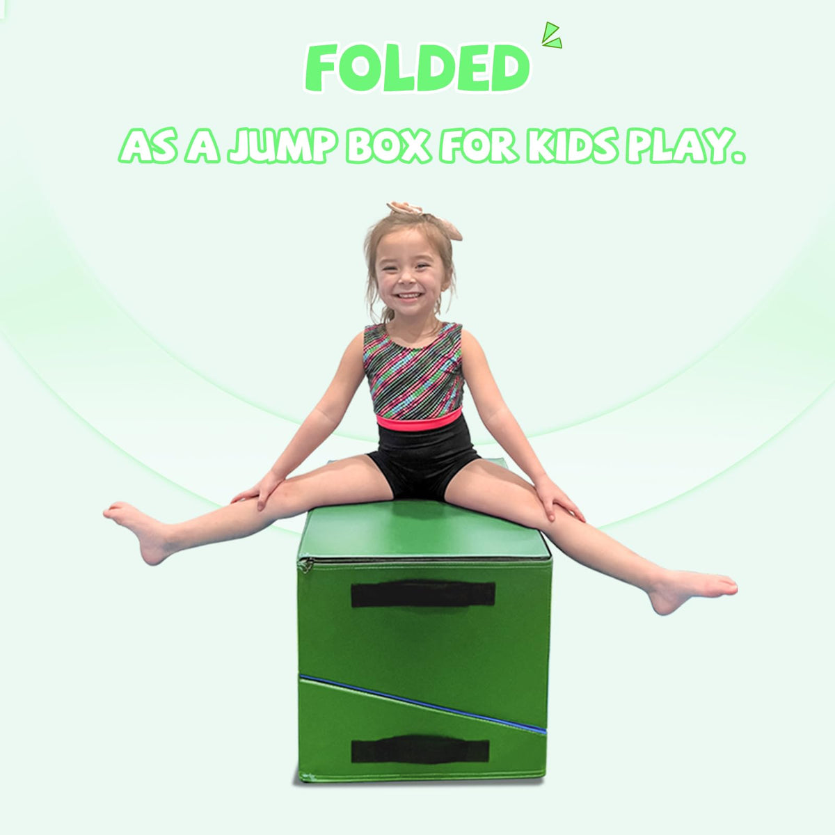 Kangaroo Hoppers Gymnastics Cheese Wedge Mat for Kids Ages 1-12