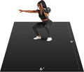 Extra Large Exercise Mat, 10â x 6'/ 8â x 6â/ 7â x 5â/ 6â x 4â- 7MM Thick Workout Mat for Home Gym, High-Density Gym Mat for Home Gym Floor, Non Slip Large Yoga Mat