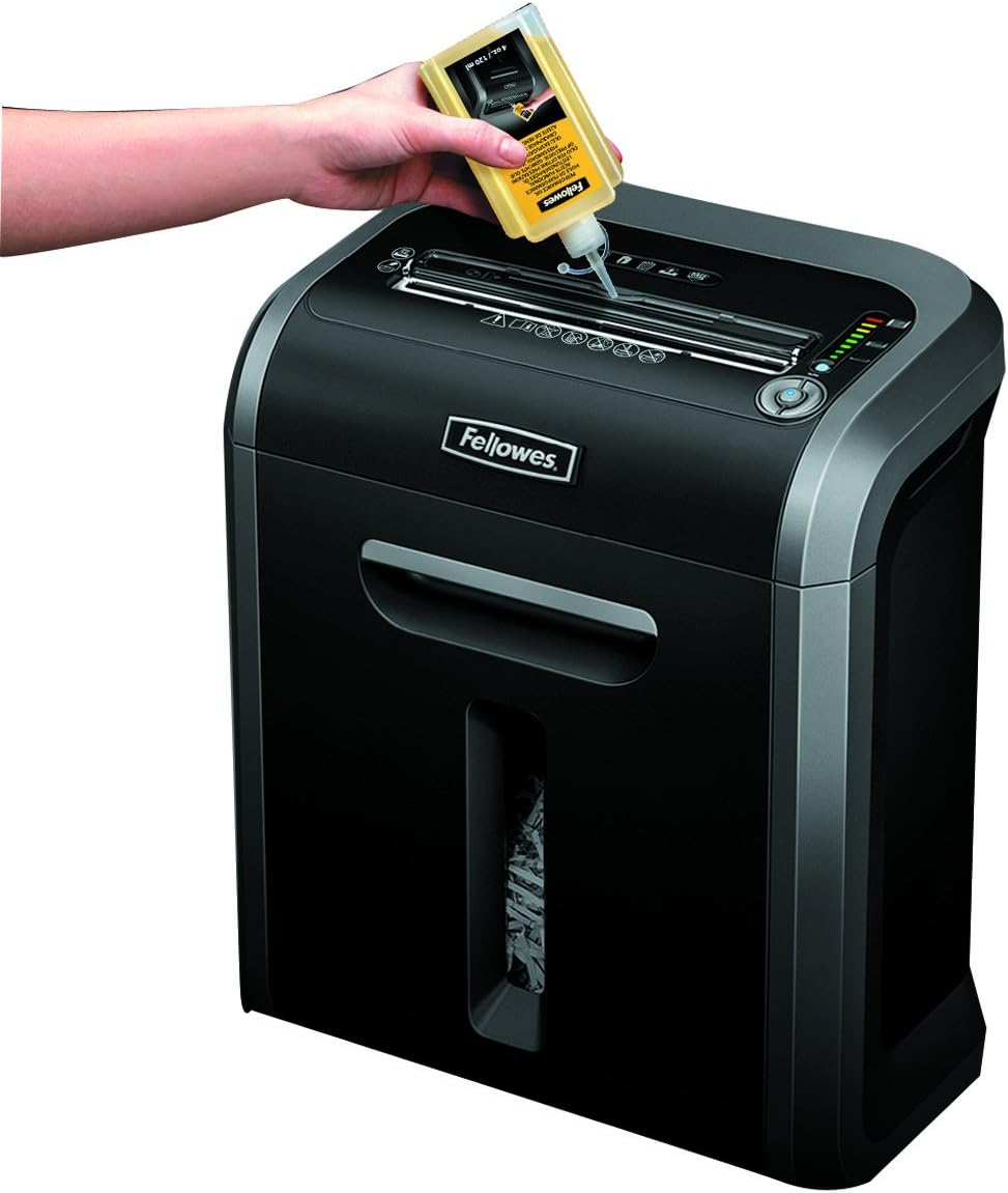 Fellowes Powershred 79Ci 16-Sheet Crosscut Paper Shredder + Fellowes Powershred Performance Shredder Oil