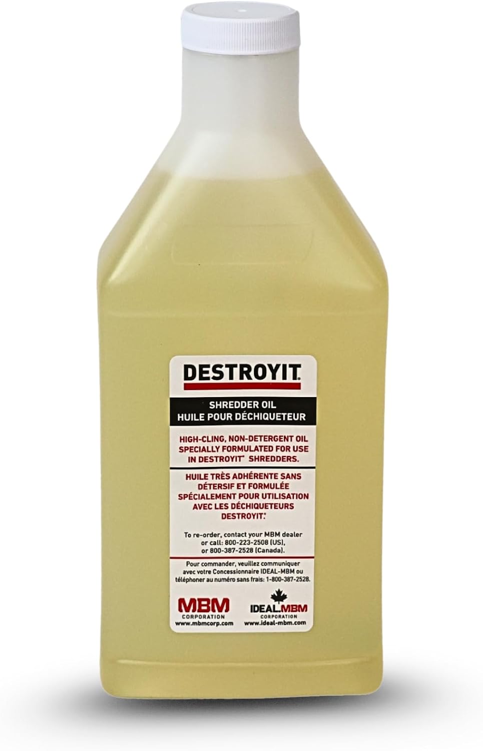 MBM AC CED21/6 Destroyit Shredder Oil (Pack of 6), 1 Quartz Bottles (32oz), Compatible with Any Distroyit Shredders, Special Formula
