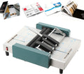 A3 Booklet Maker Folding and Stapling Machine, 110V Electric Saddle Stitch Book Binding Press, Automatic Creaser for Manuals Brochures Catalogs, Paper Folder Stapler Combo for Office School