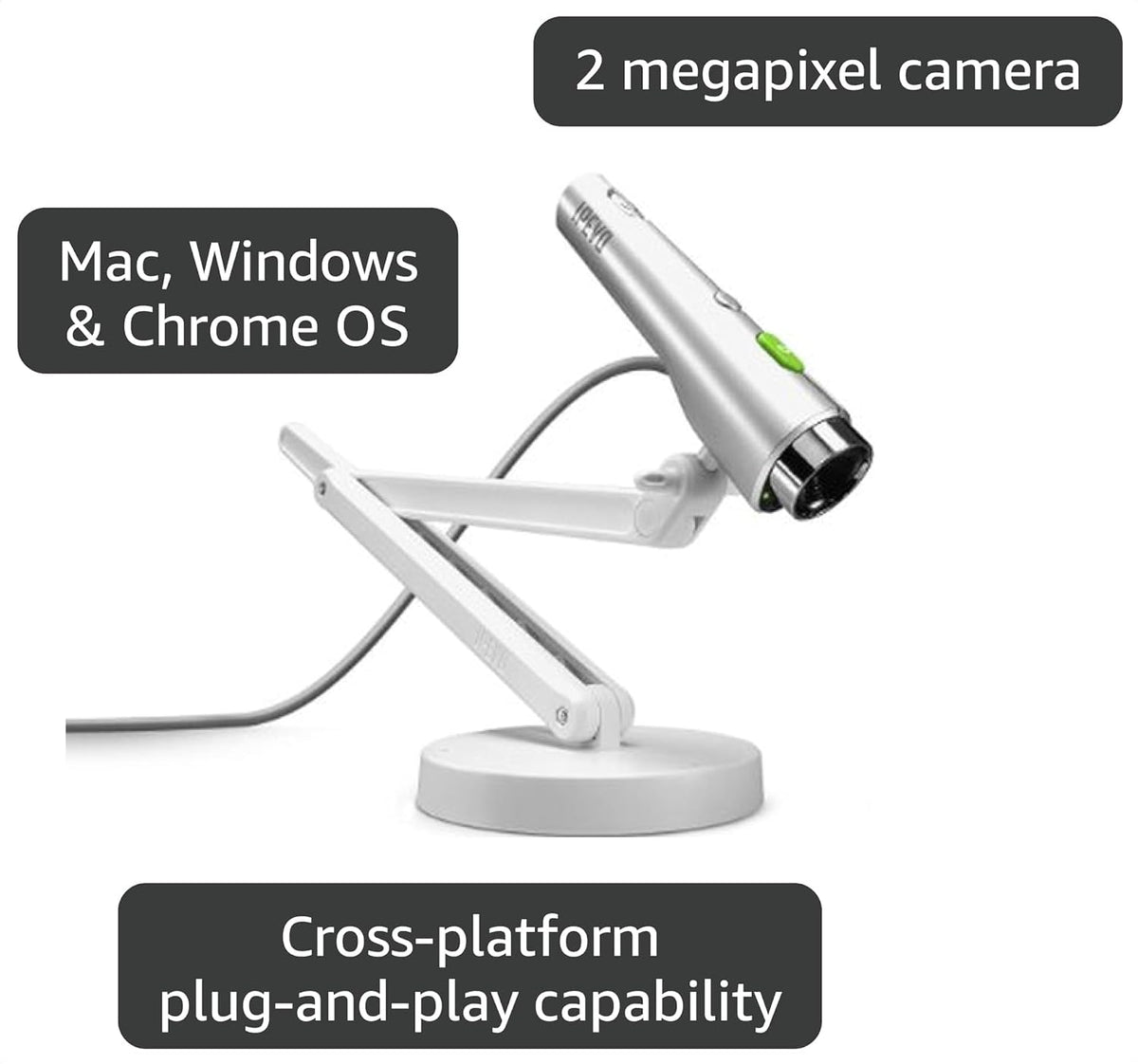 Ipevo CDVU-03IP Point 2 View USB Camera (Discontinued and Upgraded to IPEVO V4K)
