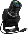 48MP 8K Ultra HD USB Camera, 3.6-10mm 3X Manual Zoom Lens, Plug and Play Close-up Webcam for Lightburn, Laser Engraver, Document Scanning & Face Recognition