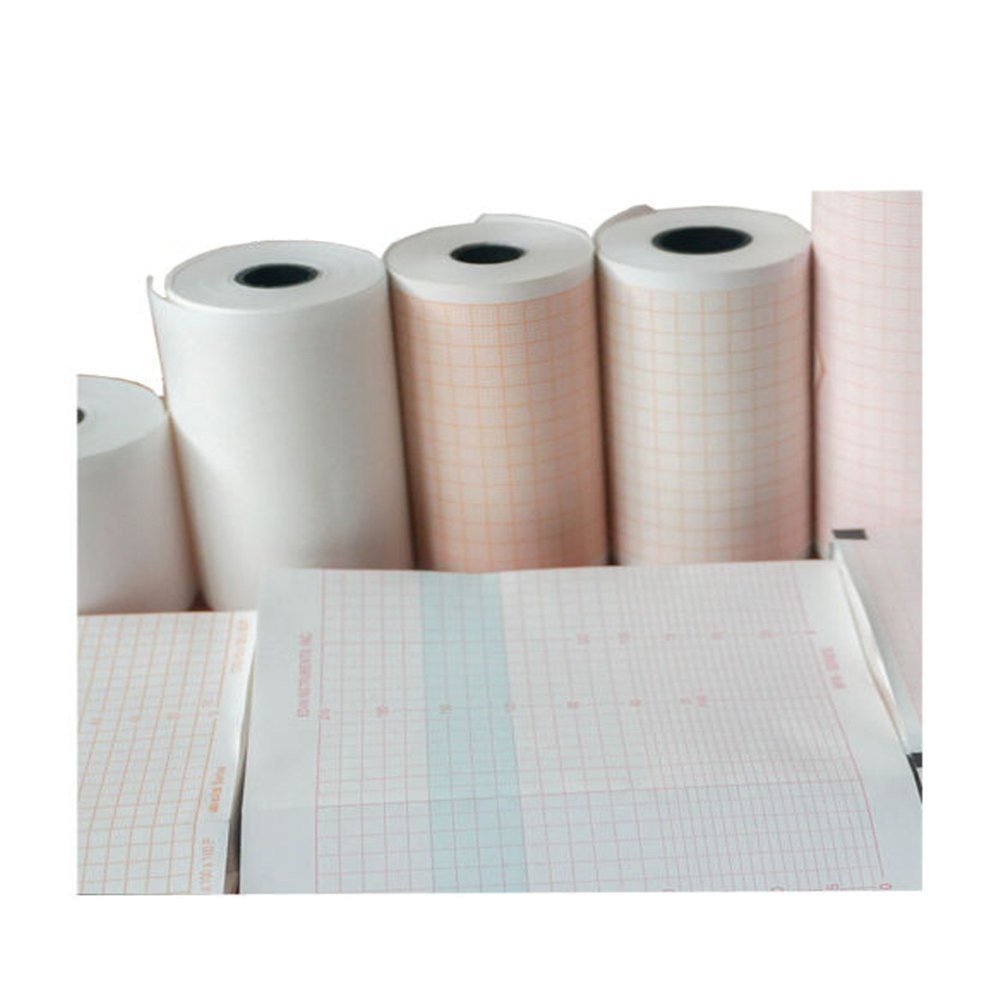 ECG EKG Paper GE Marquette 9402-061 Compatible Thermal Recording Sheets 16 Packs per Case
